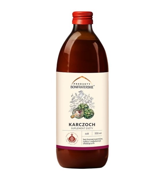 Sok z Karczocha 500ml PRODUKTY BONIFRATERSKIE