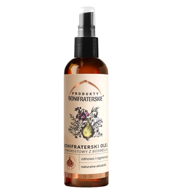 Olej żywokostowy z boswellią 100ml PRODUKTY BONIFRATERSKIE