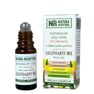 Olej do masażu legendarny mix z olejem jojoba roll-on 10ml NATURA RECEPTURA
