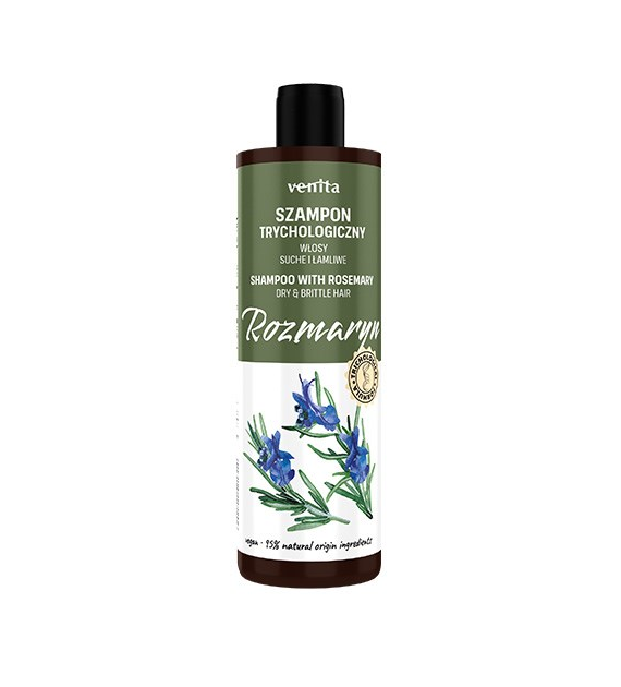 VENITA Trychologiczny szampon Rozmaryn do włosów suchych i łamliwych 300ml