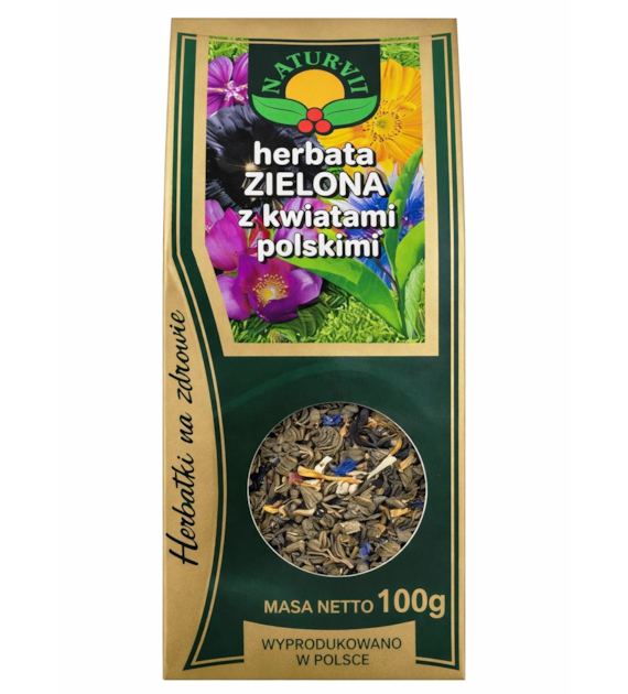 NATURA-WITA Herbata zielona z kwiatami polskimi 100g