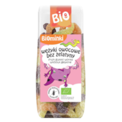 BIOMINKI Wężyki owocowe bez żelatyny bezglutenowe BIO 100g