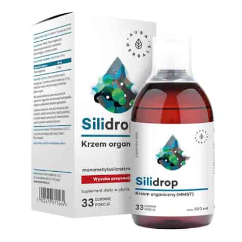 AURA HERBALS Silidrop - krzem organiczny MMST - płyn 500ml