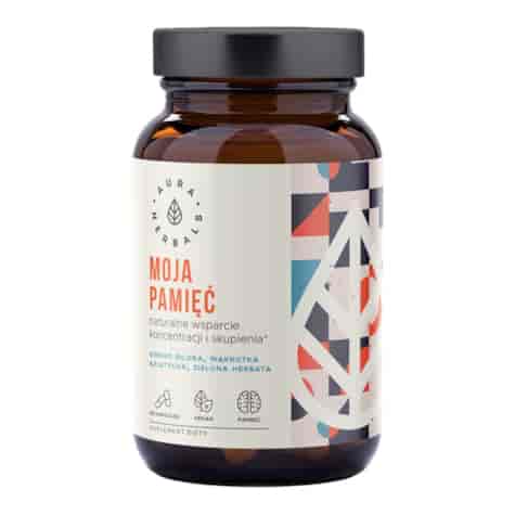 AURA HERBALS Moja Pamięć, koncentracja i skupienie 60 veg. kaps.