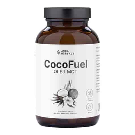 AURA HERBALS CocoFuel Olej MCT 100kaps.