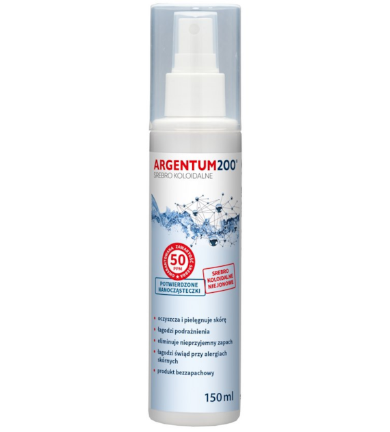 AURA HERBALS Argentum200 srebro koloidalne 50ppm aerozol 150ml