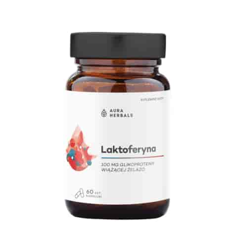 AURA HERBALS Laktoferyna 100mg, 60 kaps.