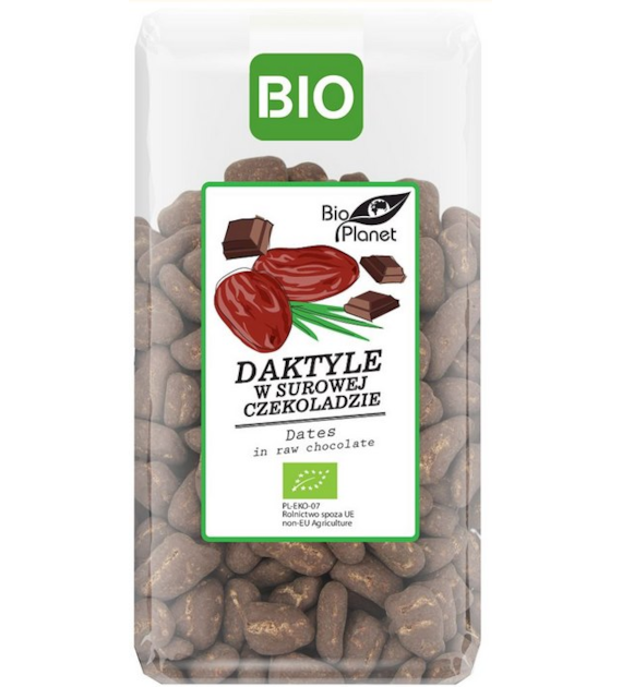 BIO PLANET Daktyle w surowej czekoladzie BIO 250g
