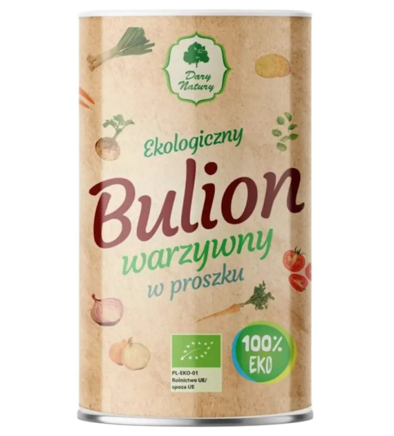 Bulion warzywny w proszku BIO 200g DARY NATURY