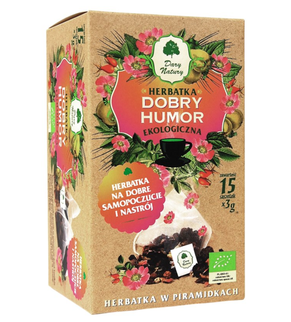 Herbatka Dobry Humor w piramidkach BIO 15*3g DARY NATURY