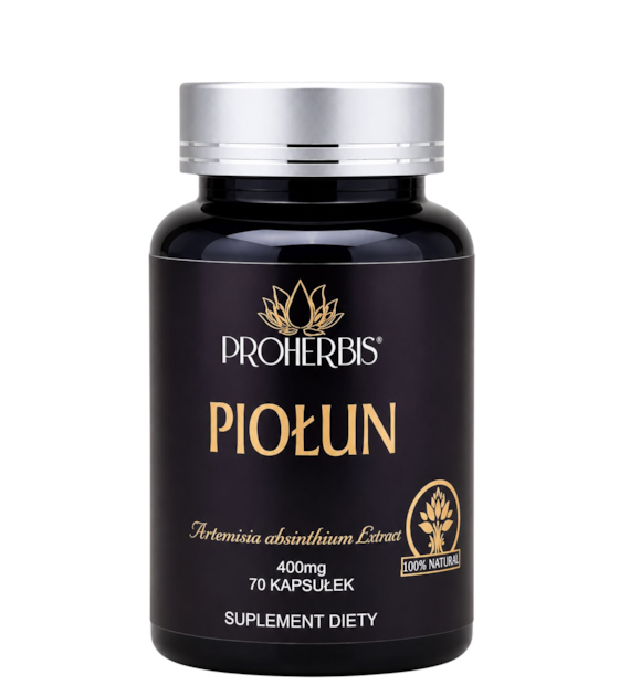 PROHERBIS Piołun 400mg, 70 kaps.