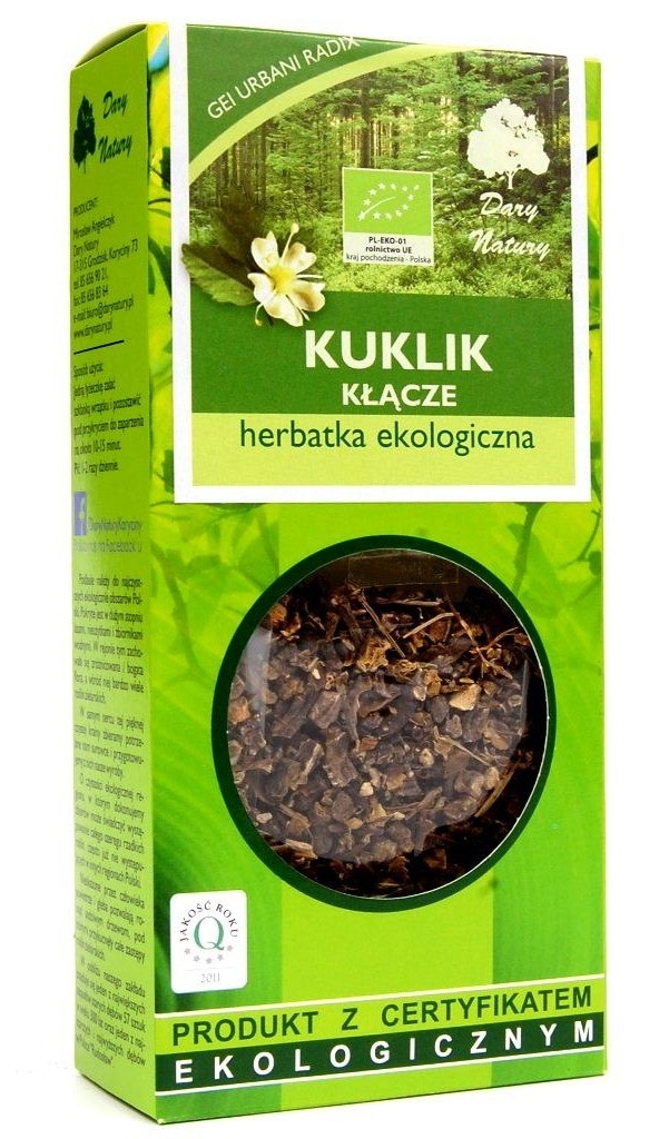Kuklik kłącze BIO 25g DARY NATURY