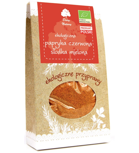 Papryka czerwona słodka mielona BIO 50g DARY NATURY