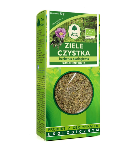 Czystek ziele BIO 50g DARY NATURY - suplement diety