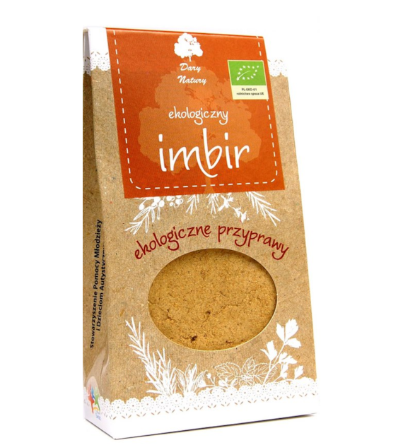 Imbir mielony BIO 60g DARY NATURY
