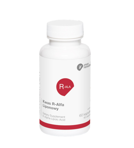Kwas R-Alfa Liponowy 250mg, 60 kaps. INVEX REMEDIES