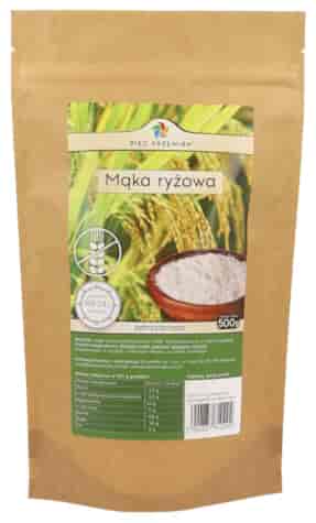 PIĘĆ PRZEMIAN Mąka ryżowa pełnoziarnista bezglutenowa 500g