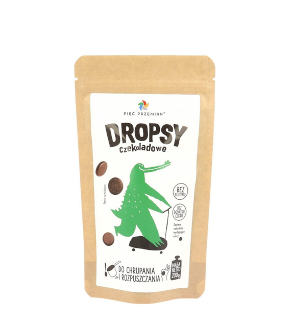 PIĘĆ PRZEMIAN Dropsy czekoladowe bez dodatku cukru bezglutenowe 200g