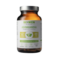 BIOWEN Ashwagandha ekstrakt 400mg, 120 kapsułek