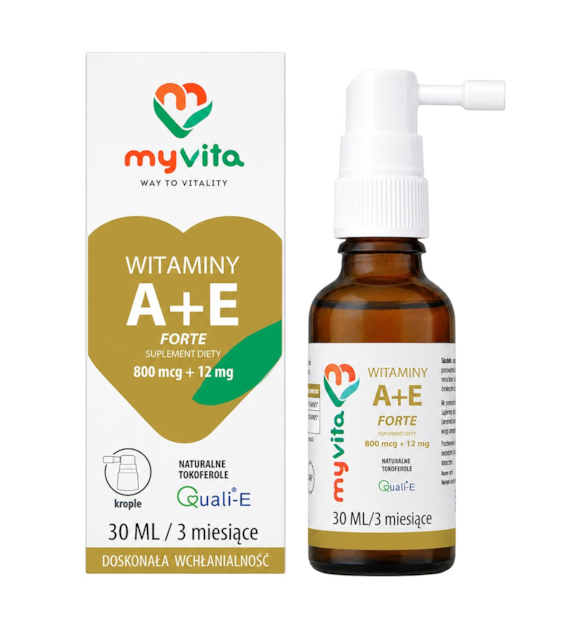 MyVita Witamina A + E - krople 30ml (800mcg + 12mg)