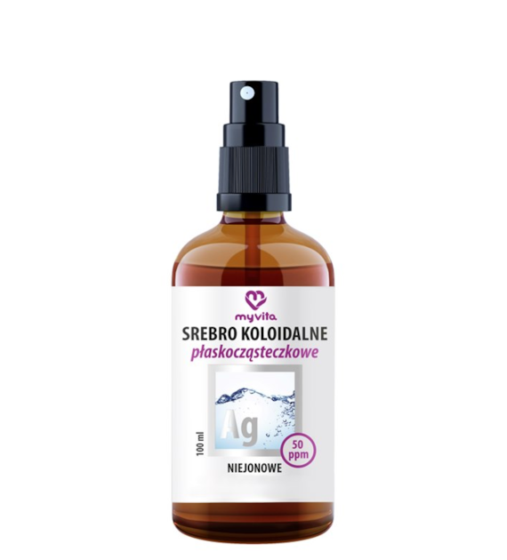 MyVita Srebro koloidalne płaskocząsteczkowe niejonowe 50ppm spray 100ml