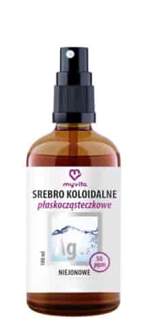 MyVita Srebro koloidalne płaskocząsteczkowe niejonowe 50ppm spray 100ml