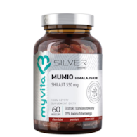 SILVER Mumio himalajskie Shilajit 550mg, 60kaps. MyVita