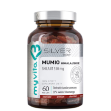 SILVER Mumio himalajskie Shilajit 550mg, 60kaps. MyVita