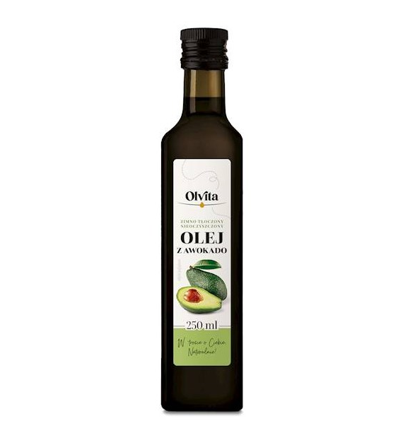 OLVITA Olej z awokado zimnotłoczony 250ml