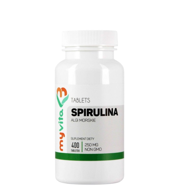 MyVita Spirulina tabletki 250mg, 400tab.