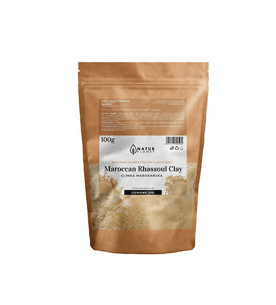 Glinka oryginalna marokańska - Rhassoul 100g NATUR PLANET