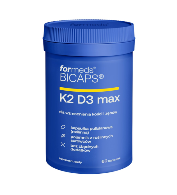BICAPS K2 D3 max 60 kaps. FORMEDS