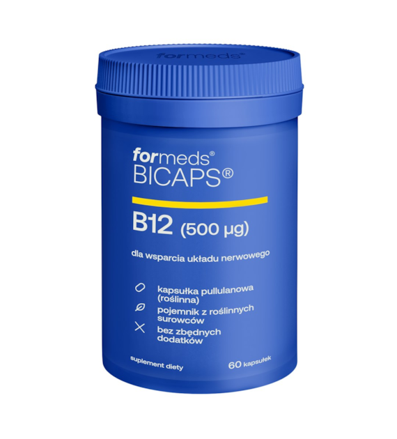 BICAPS B12 500mcg, 60 kaps. FORMEDS