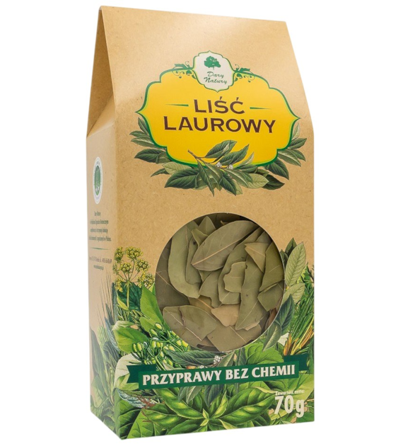 Liść laurowy - duży kartonik 70g DARY NATURY