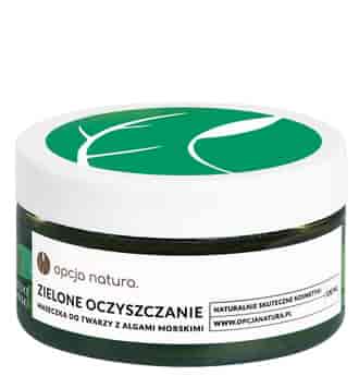 Zielone oczyszczanie maseczka do twarzy z algami morskimi 100ml OPCJA NATURA