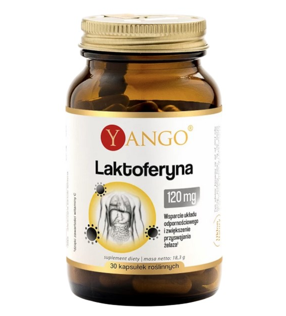 YANGO Laktoferyna - 120 mg - 30 kaps.