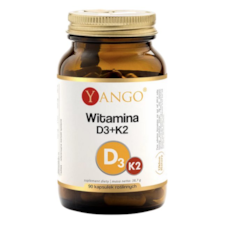 YANGO Witamina D3 2000 IU + K2 100mcg - 90 kaps.