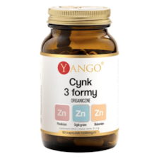 YANGO Cynk 3 formy organiczne - 90 kaps.