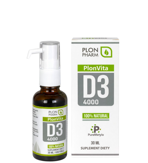 Witamina D3 4000 Quali-D 30ml PLON PHARM (600 porcji)