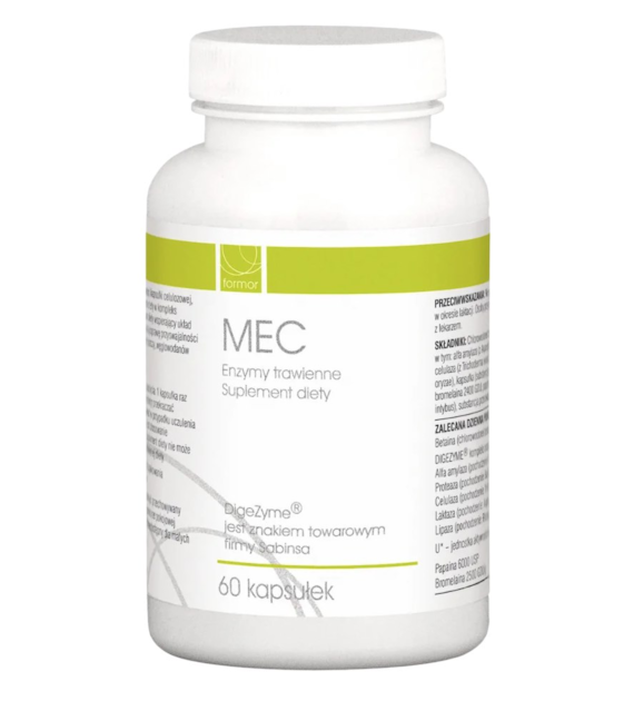 FORMOR MEC - enzymy trawienne 60 kaps. [DW: 03.2026]