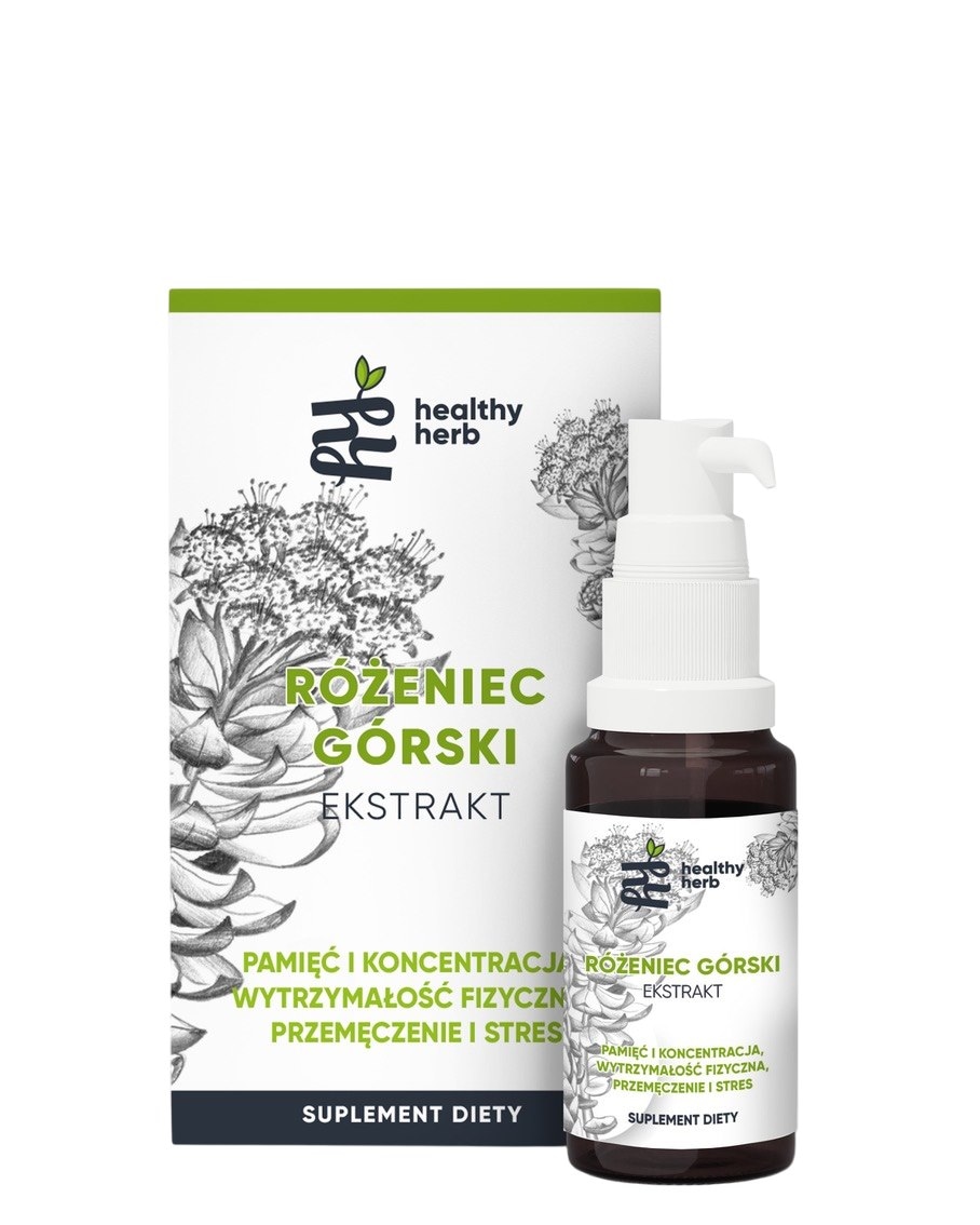 Różeniec górski ekstrakt 30ml HEALTHY HERB