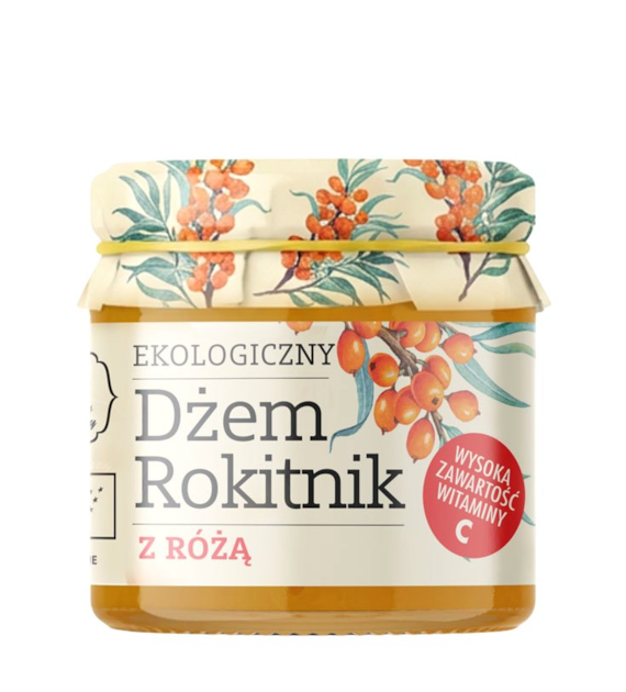 Dżem Rokitnik z różą BIO 200g DARY NATURY