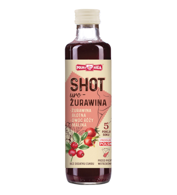 Shot żurawina 250ml POLSKA RÓŻA