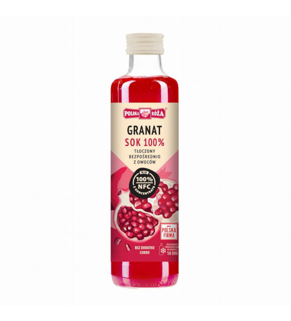 GRANAT sok 100% NFC 250ml bez dodatku cukru POLSKA RÓŻA