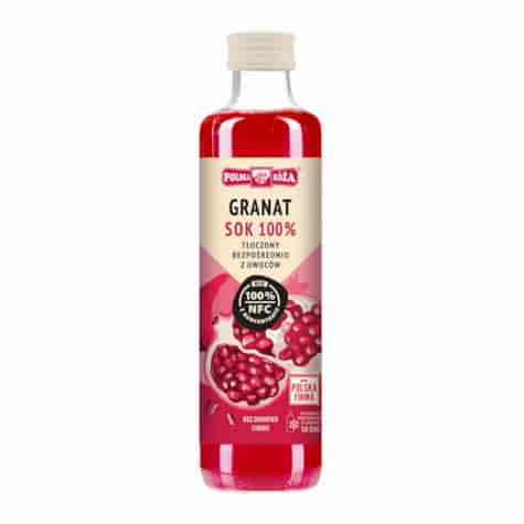 GRANAT sok 100% NFC 250ml bez dodatku cukru POLSKA RÓŻA