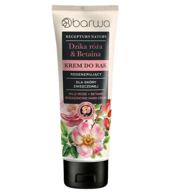Krem do rąk dzika róża & betaina regenerujący 100ml BARWA RECEPTURY NATURY