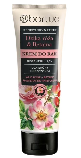 Krem do rąk dzika róża i betaina regenerujący 100ml BARWA RECEPTURY NATURY