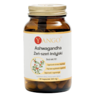 YANGO Ashwagandha - Żeń-szeń Indyjski - ekstrakt 10:1 430mg, 90 kaps.