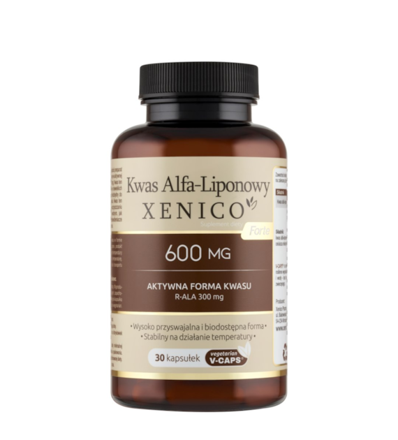 Kwas Alfa-Liponowy forte Xenico 30 Vcaps. XENICO PHARMA