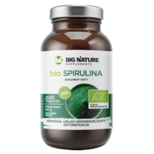 BIG NATURE Tabletki Spirulina BIO 400mg, 200 tabl.